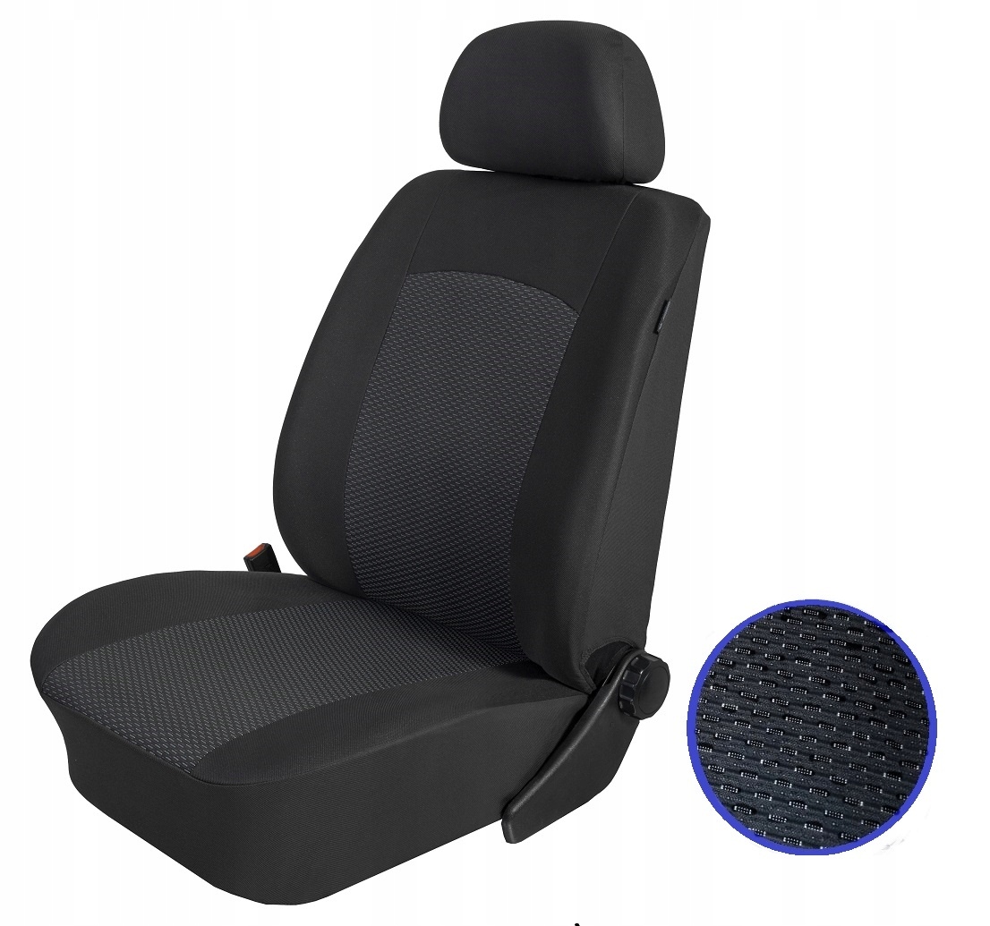 Poťahy sedadiel Atra čierno-sivé