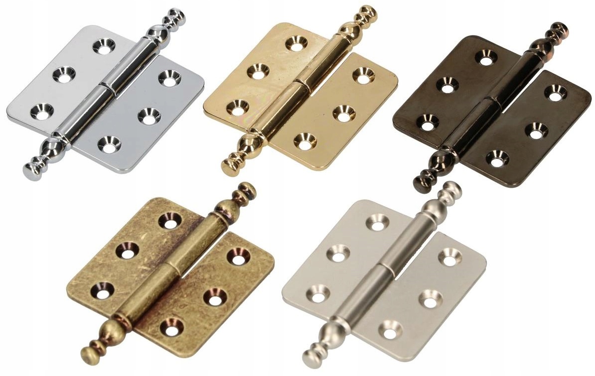 ZAWIAS MEBLOWY SKŁADANY OZDOBNY MEBLI PATYNA LEWY Szerokość maksymalna 42 mm