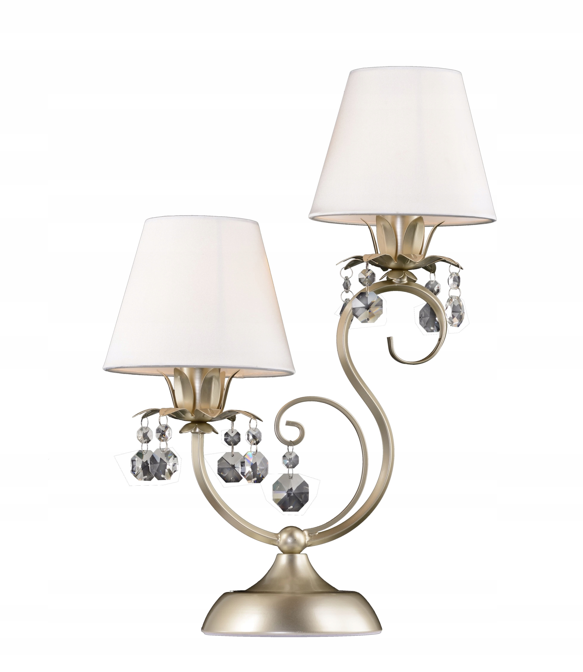LAMPA STOLIKOWA KRYSZTAŁOWA ITALIAN GOLD BARON 2T
