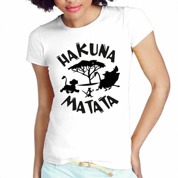 

Koszulka Damska Król Lew Hakuna Matata Pumba - Xs