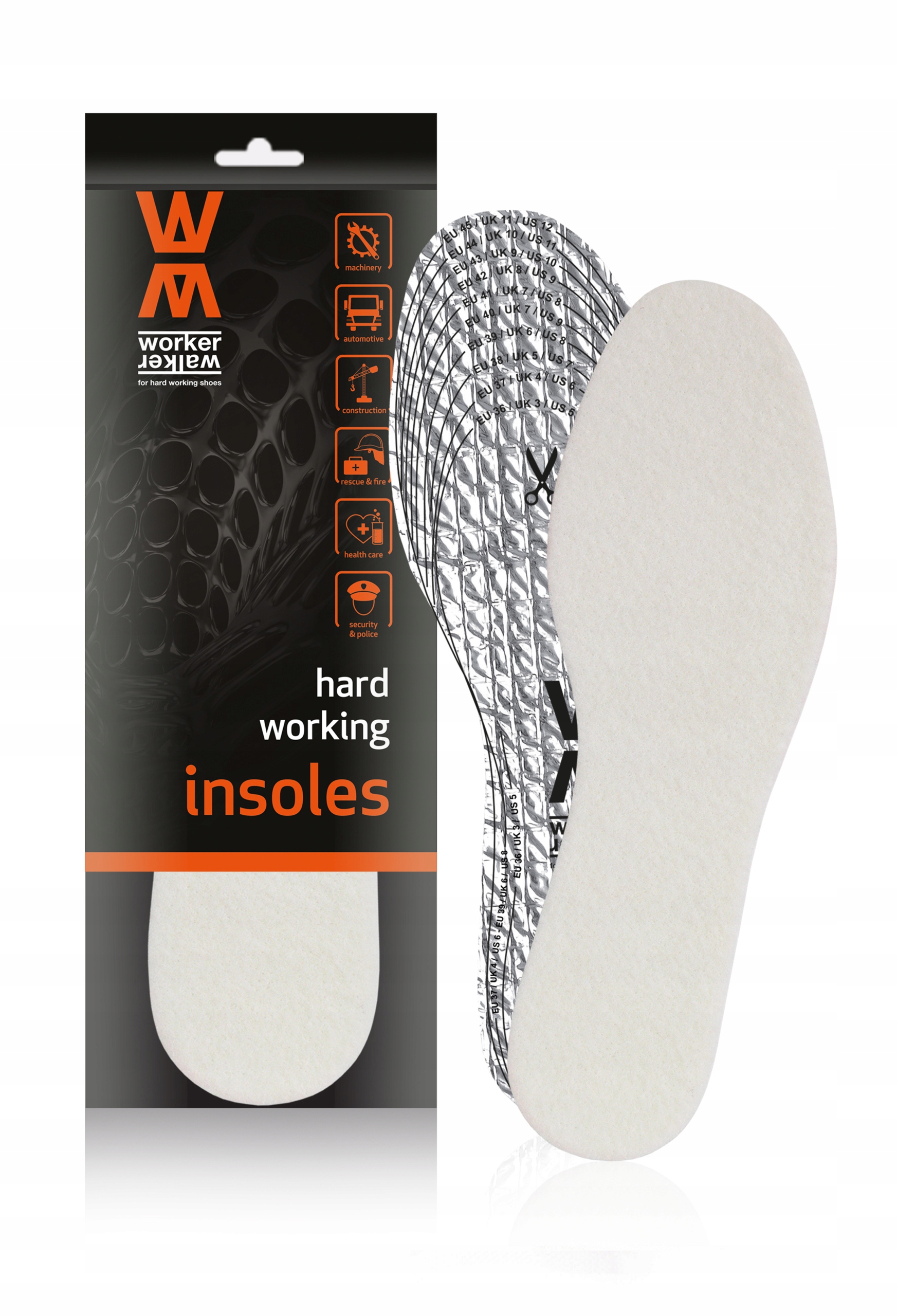 

Wkładki do butów roboczych z izolacją termiczną