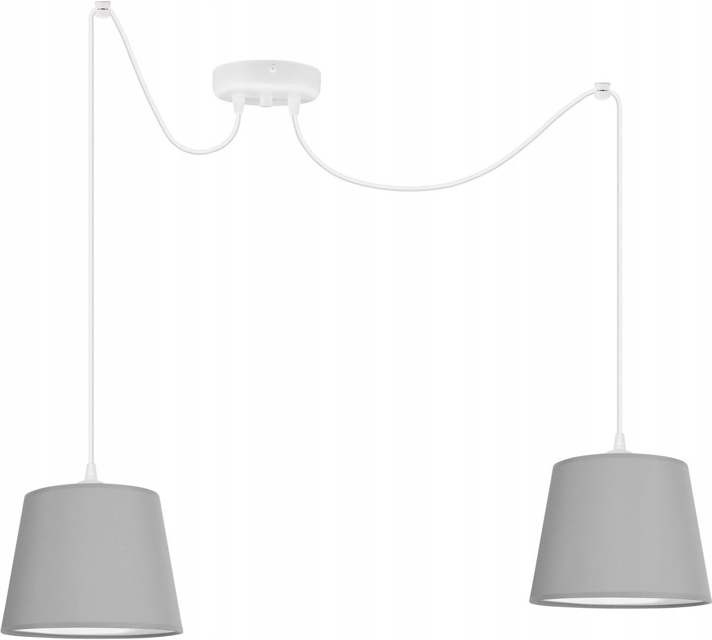 

Lampa Wisząca Sufitowa Pająk Żyrandol Loft Abażur