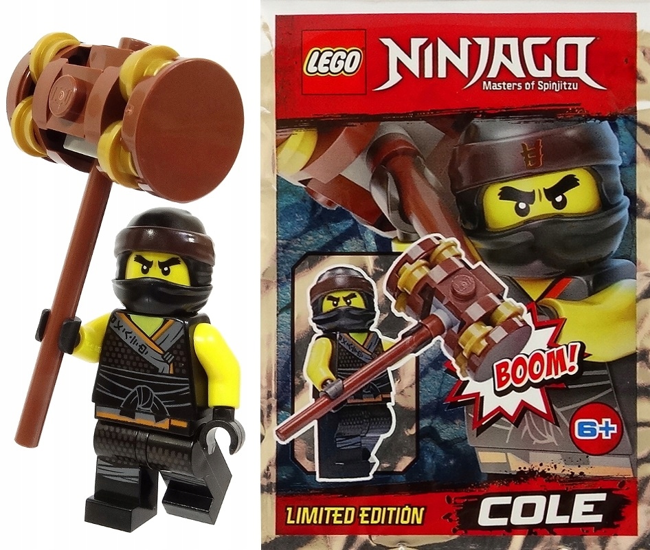 

Lego Ninjago Figurka Ninja Cole Nowa Saszetka