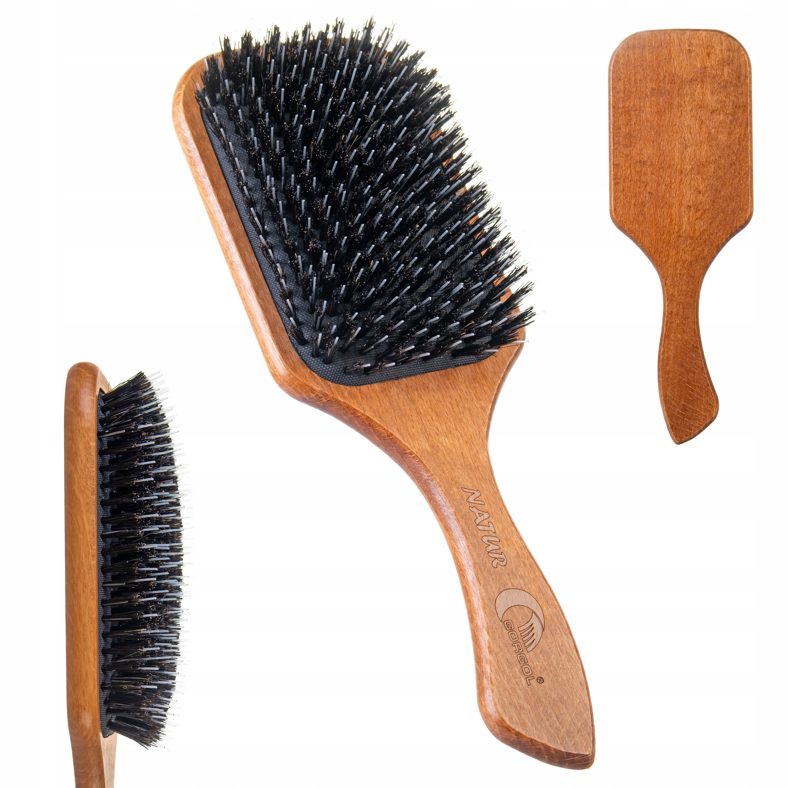 

Szczotka Z Włosia Dzika Z Rozczesywaczem Duża