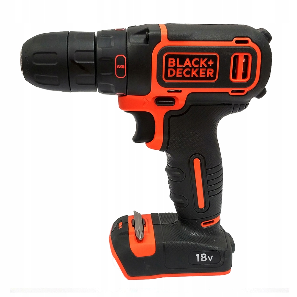 Wkrętarka Black+Decker zasilanie akumulatorowe 18 V BDCDC18