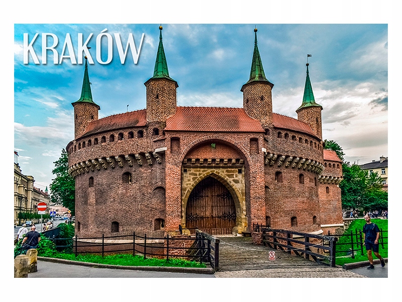 

Kraków Barbakan Poland Magnes na lodówkę