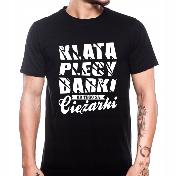 

Koszulka Na Siłownię Klata Plecy Barki Siłownia XL