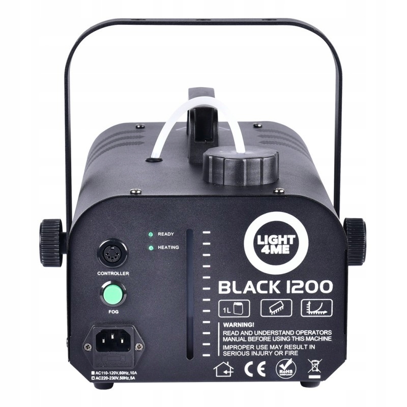 LIGHT4ME Black 1200 generátor dymu a hmly