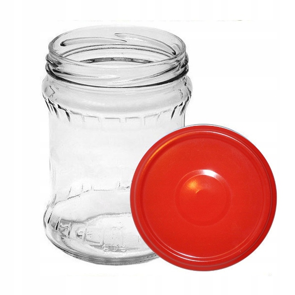 

Słoik 500 ml Zakrętki Czerwone Przetwory Sałatki