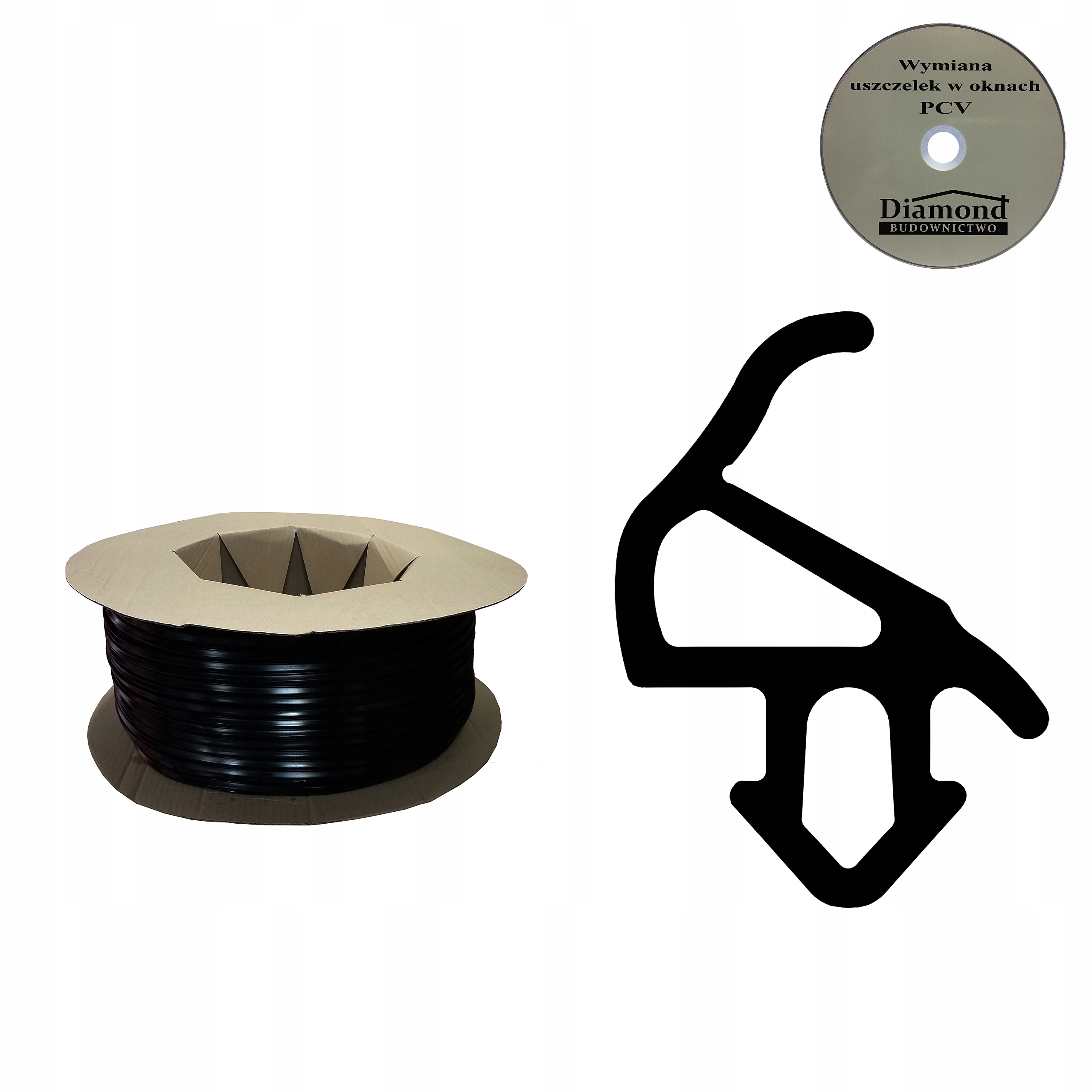 Uszczelka do okien okien okienna Uszczelki okienne Aluplast S-1559 300mb