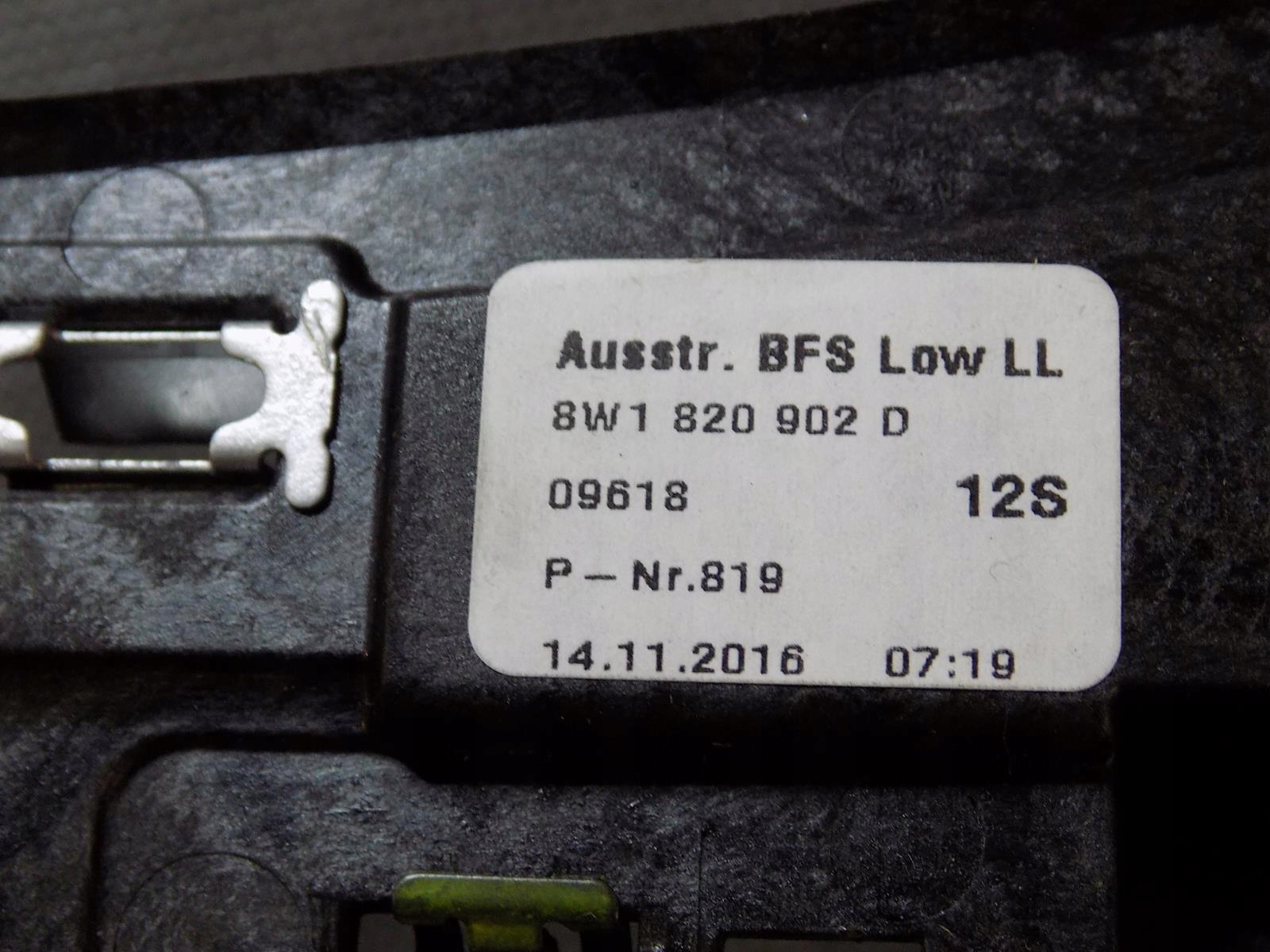 AUDI RS5 8W central grid air conditioning devices 8W1820902D