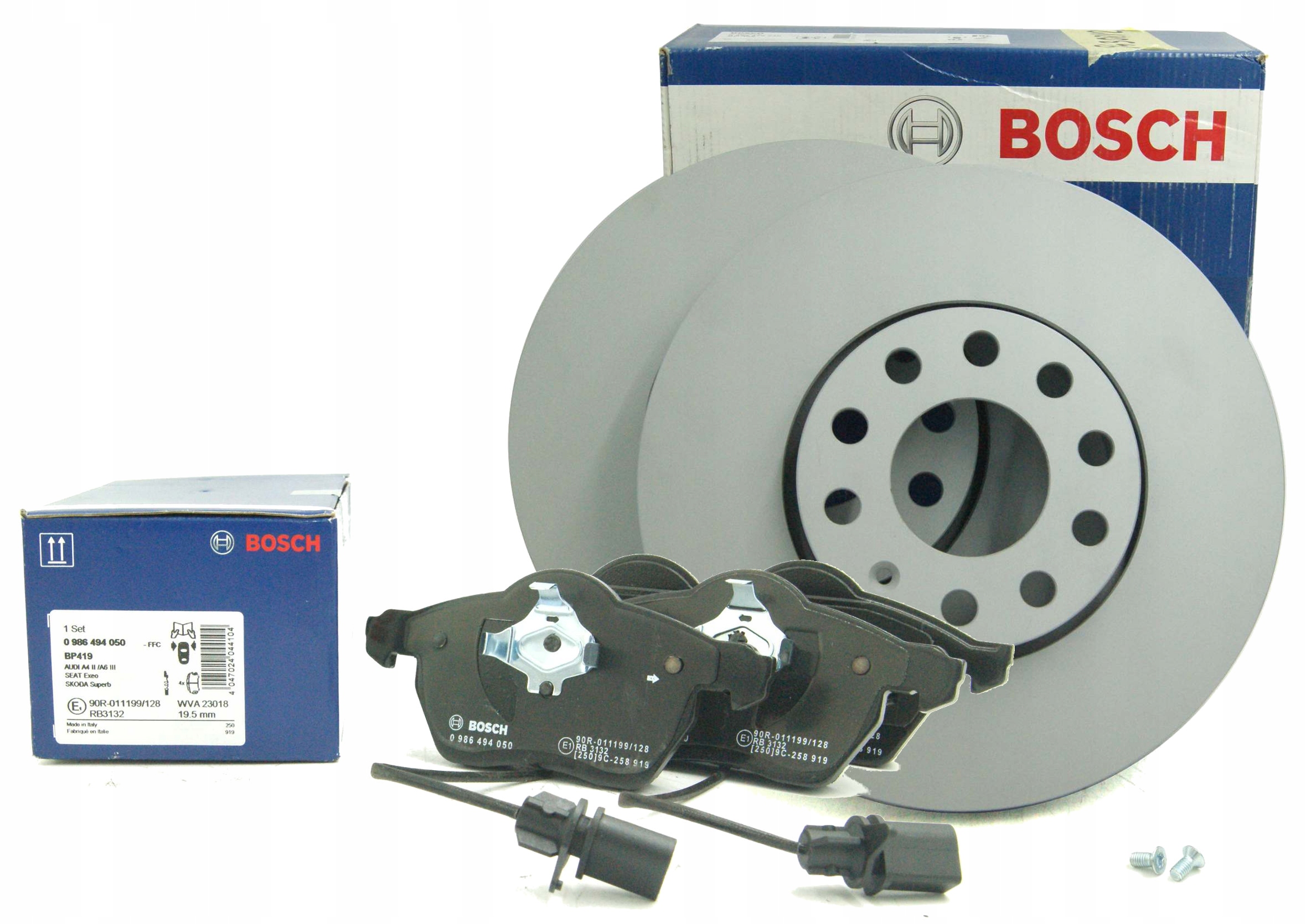 

Bosch Tarcze+klocki Przód Do Audi A4 B7 A6 C5 288M