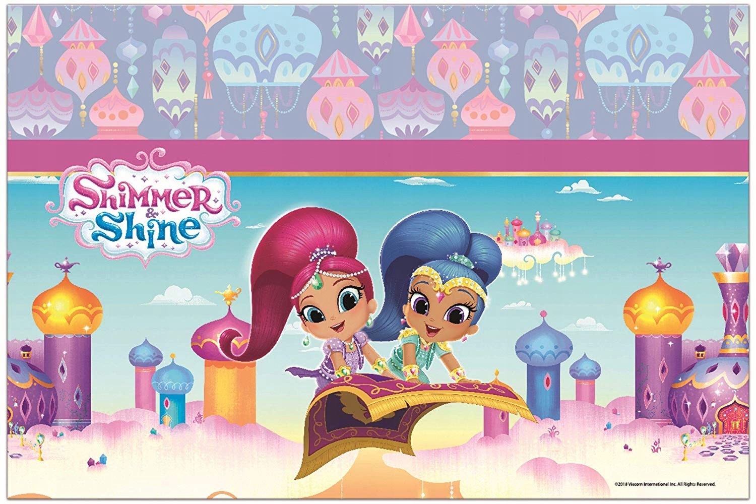 OBRUS FOLIOWY SHIMMER AND SHINE -1,20x1,80m-9465