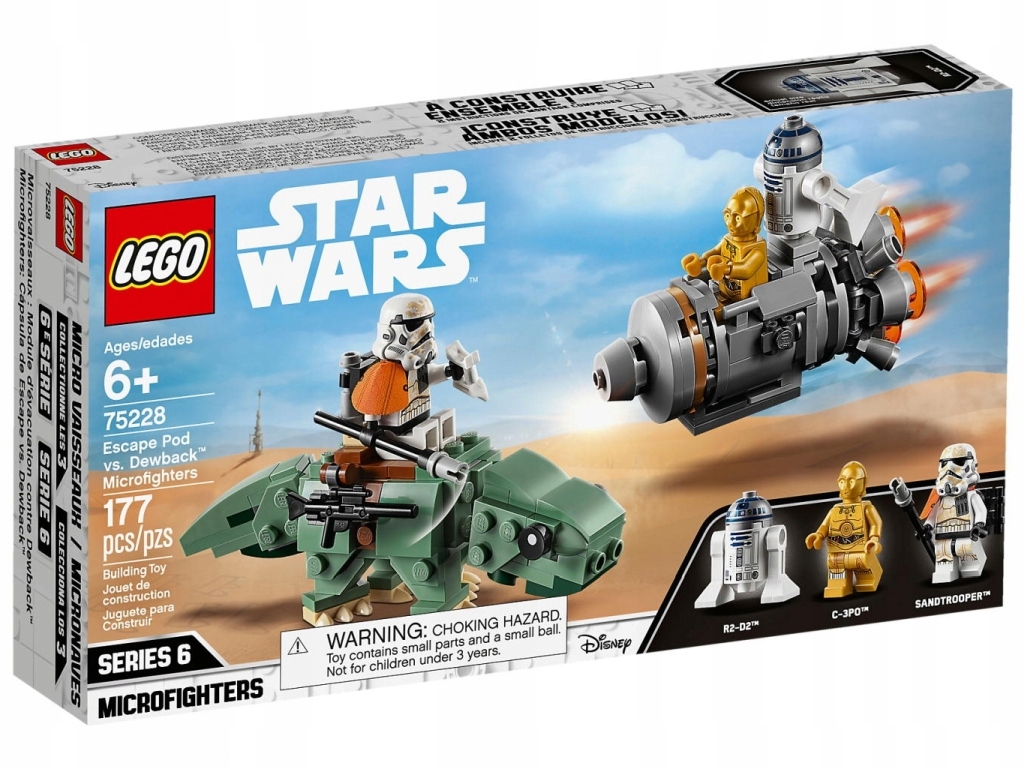 Lego 75228 @@@ Kapsle vs Dewback @@@ Star Wars