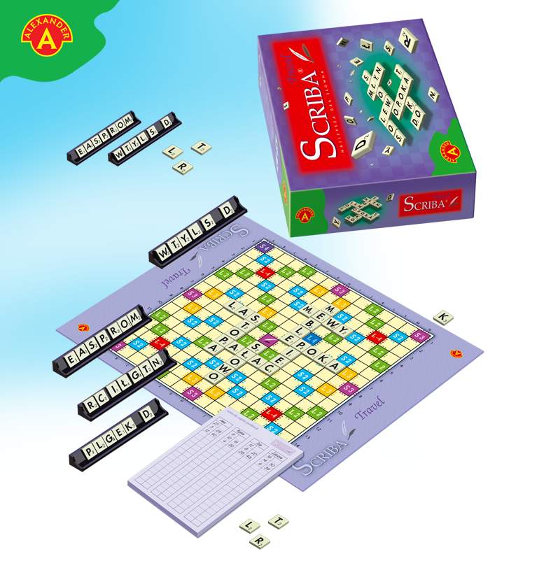 SCRIBA TRAVEL gra słowna podróżna