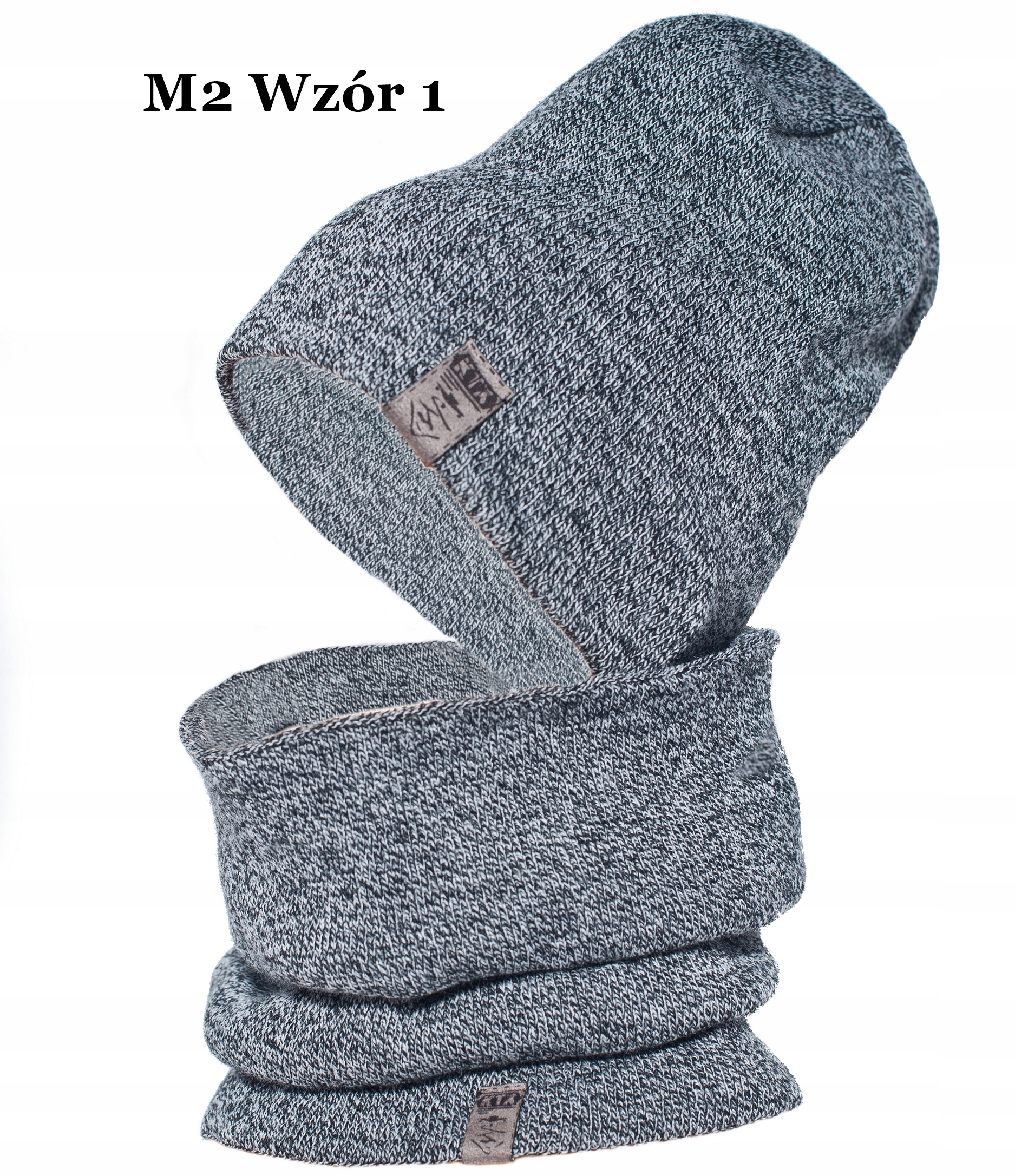 

Zimowy Komplet Męski Czapka Komin M2