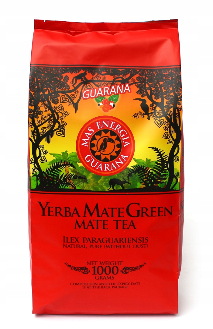 Набор 5kg Yerba Mate Green Energy Guarana 5X 1kg EAN 5906735487718