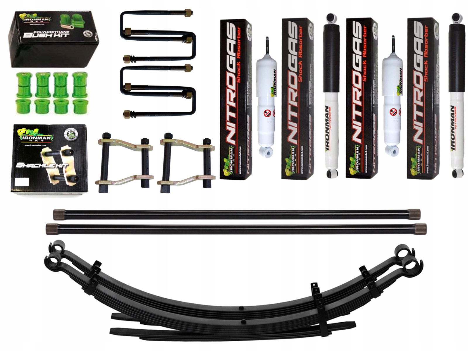 ZZD22Iron - Амортизатори штанги ресори + 2 