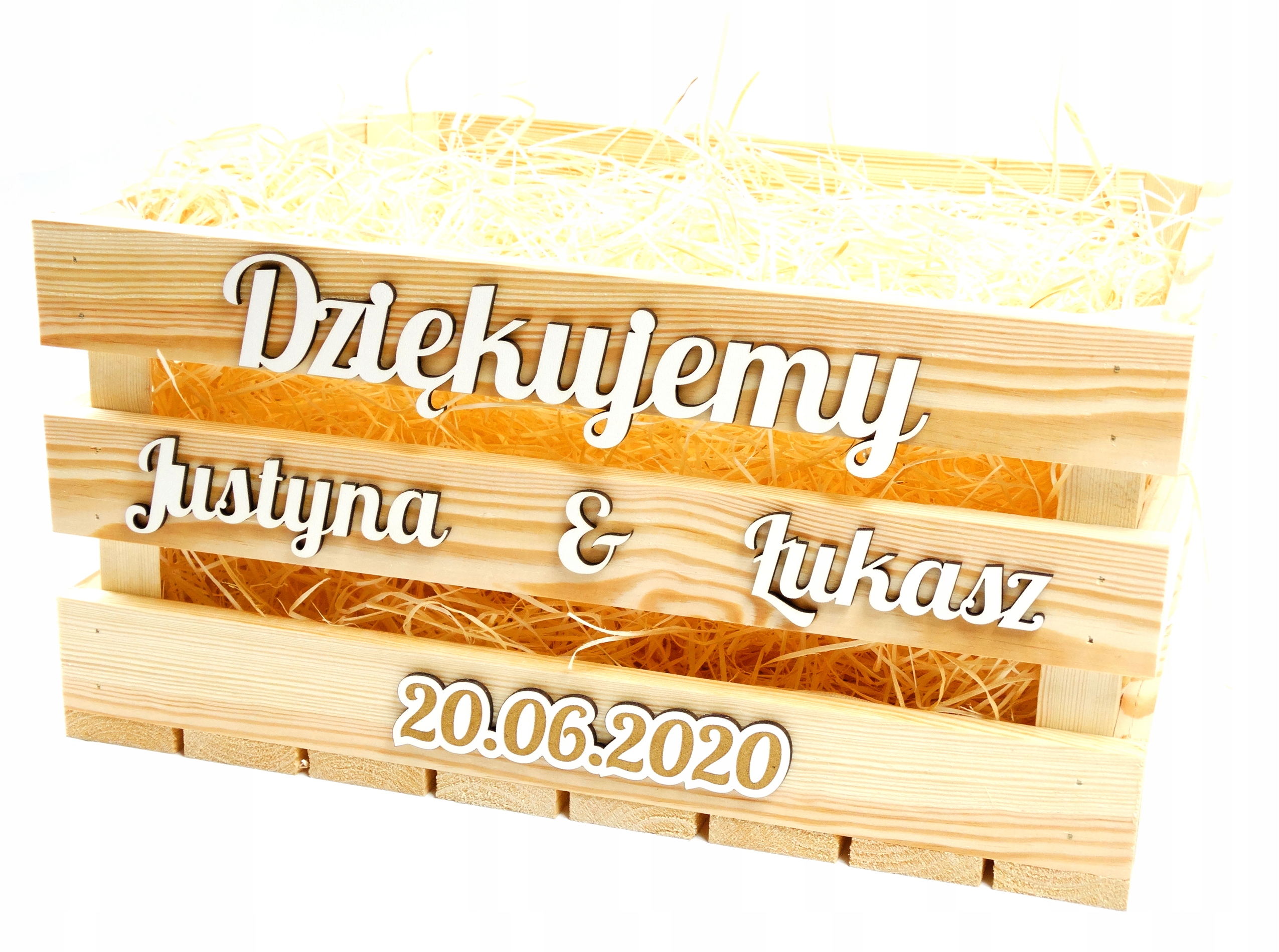 

Podziękowanie Dla Rodziców Skrzynka Dziękujemy XXL