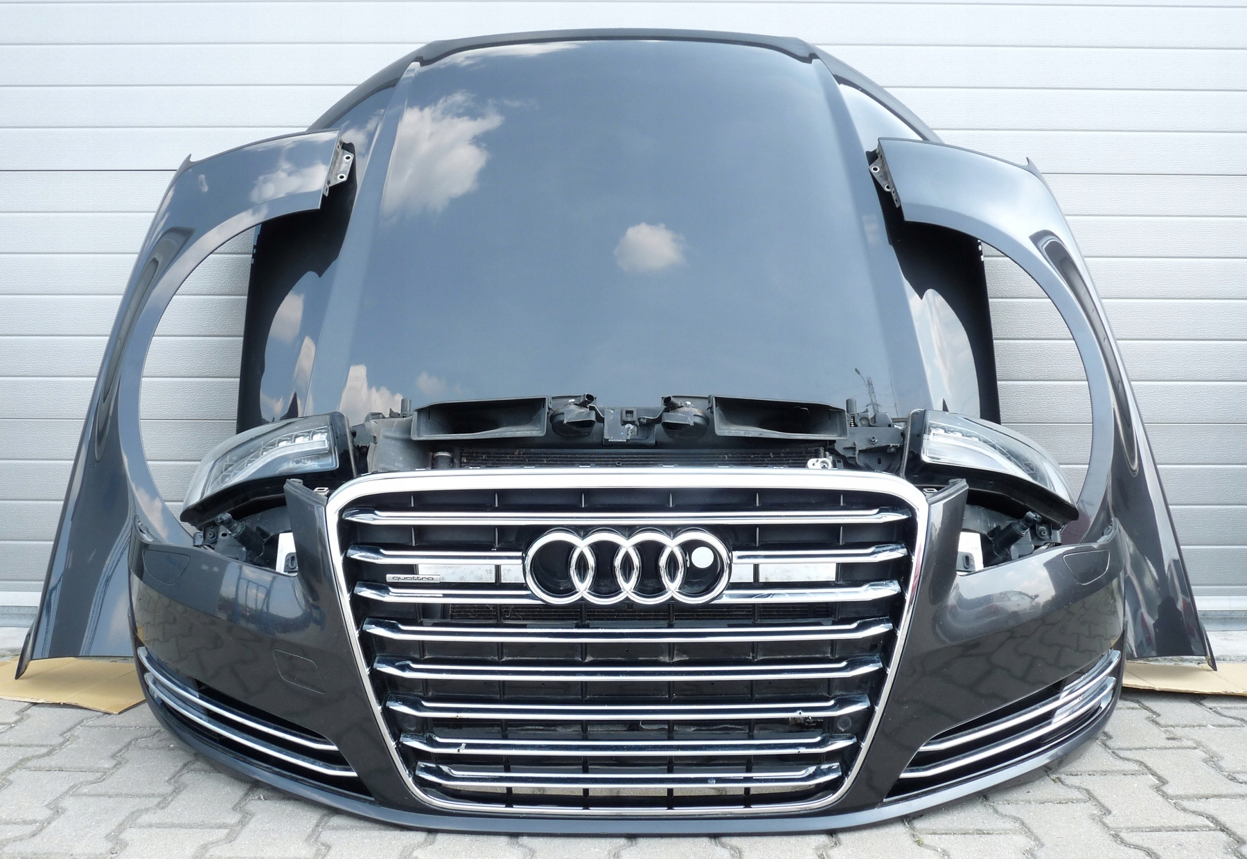 Audi A8 D4 4H maska pas zderzak full led przód