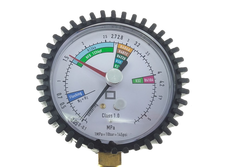 TEST AZOTEM MANOMETR Z PRZEWODEM 53 BAR Errecom Mark Other