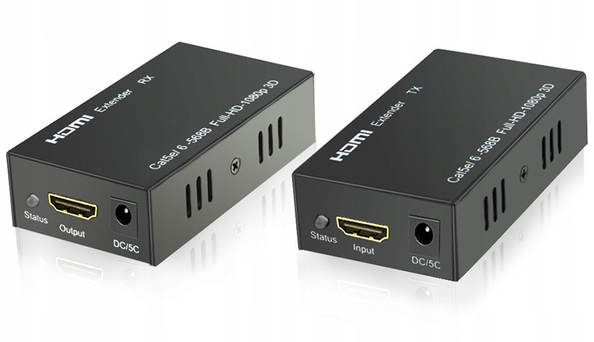 Konwerter HDMI - LAN RJ45 60m Przedłużacz Extender EAN (GTIN) 0736542974096