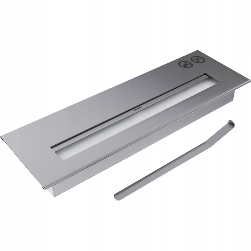 Biopojemnik długi 0,75 l do biokominka 451x148mm