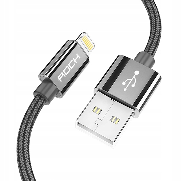 

Oryginalny Kabel Rock Usb iPhone 5 5S 6S 7 8 X Xr