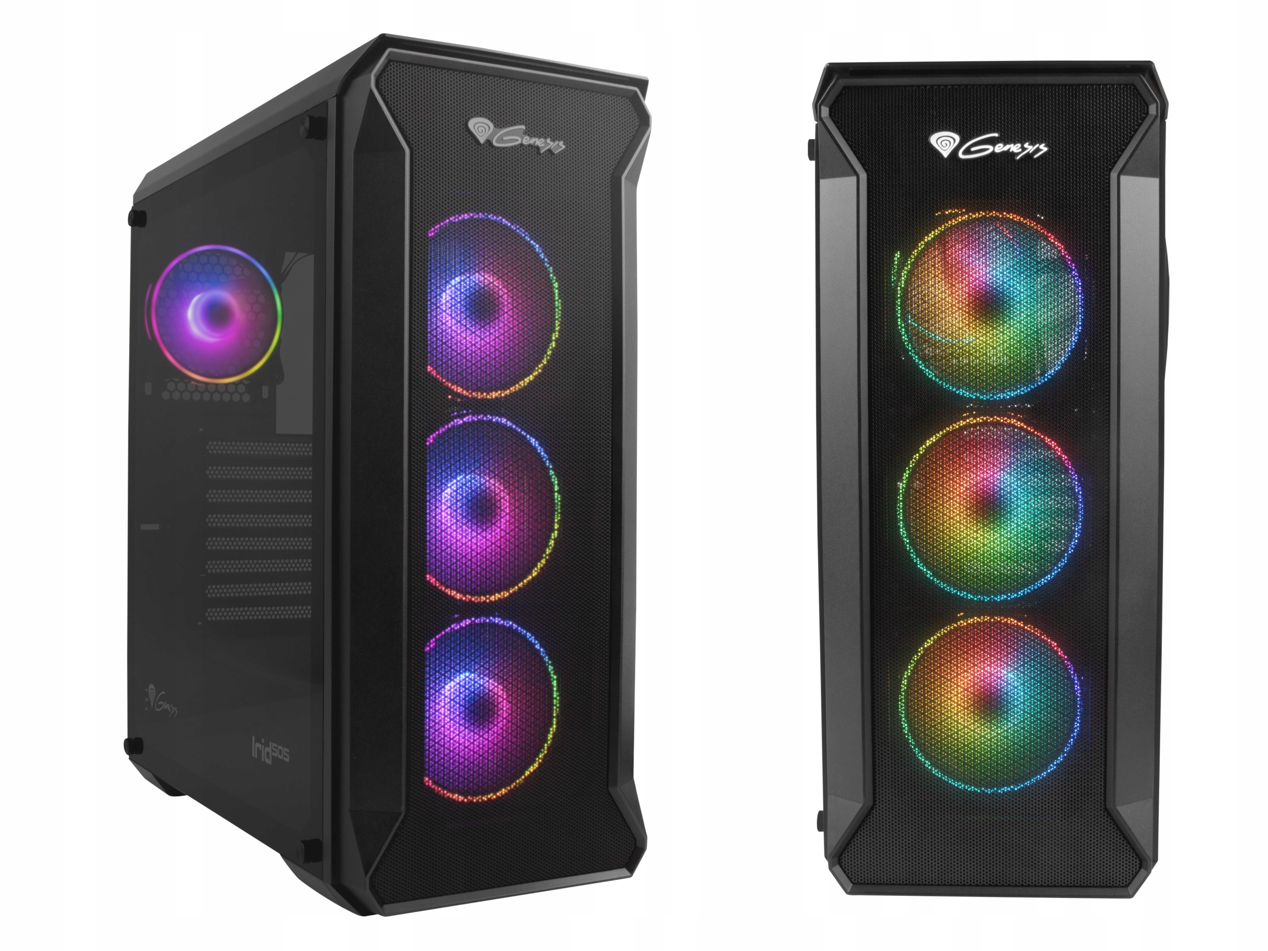 

Obudowa Genesis Irid 505 aRGB z oknem 4xLED aRGB