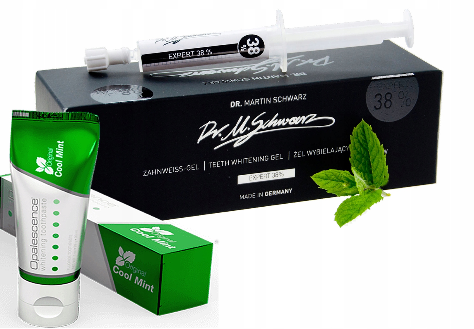 Żel Do Wybielania Zębów Dr.SCHWARZ 38% +pasta Wyb.