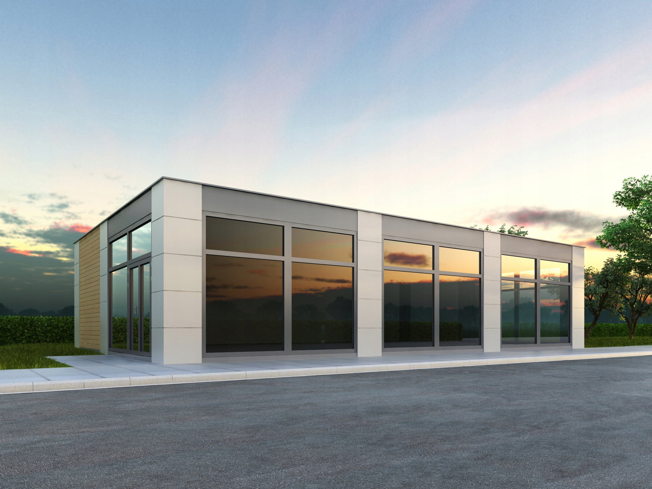 SZYM-BUD Pawilony kiosk kontenery handlowe biurowe