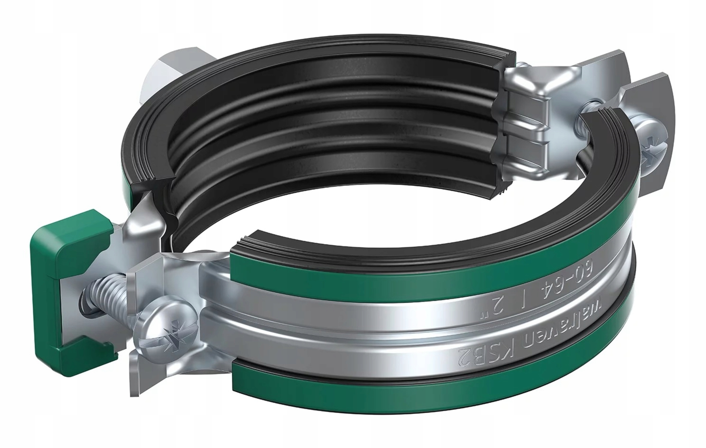 

Obejma KSB2 z gumą M8/M10 25-28mm 3/4'' Walraven