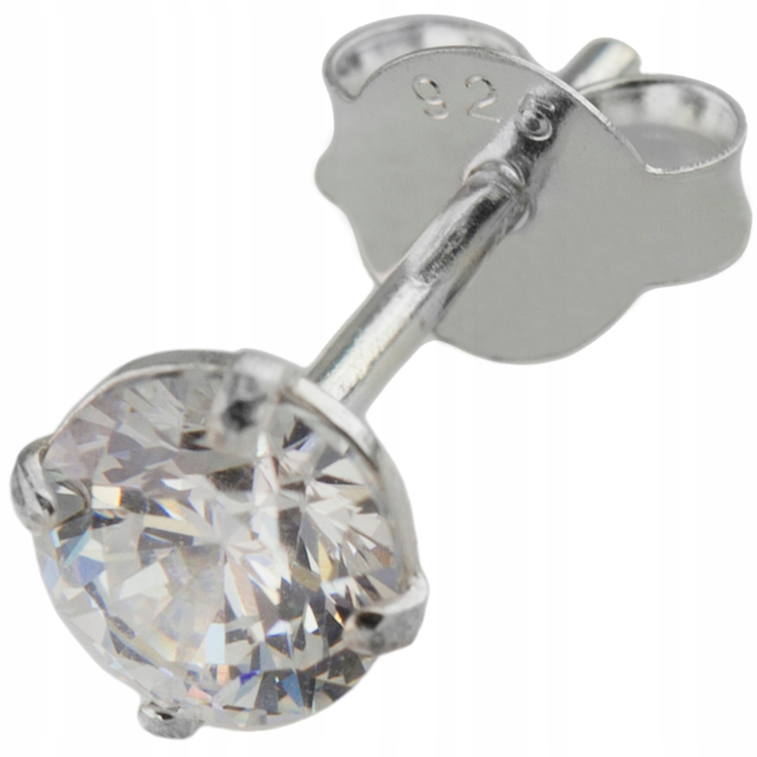 

Versil kolczyk cyrkonia 5,0 mm 1 szt. srebro 0,925