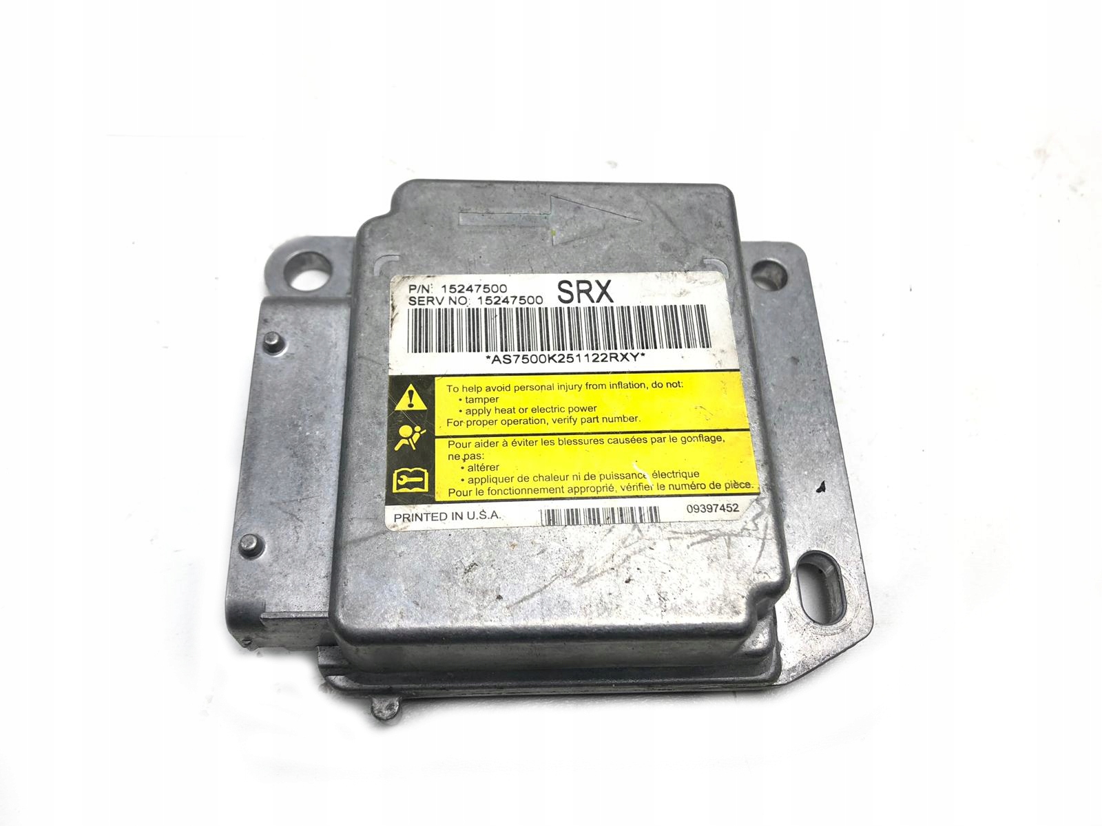 CADILLAC SRX MODUŁ STEROWNIK AIRBAG PODUSZEK