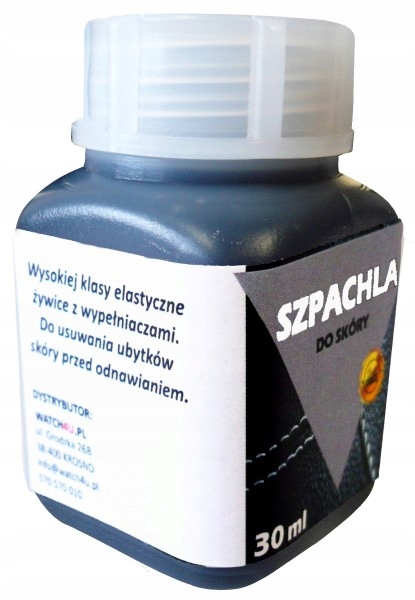 RENOWACJA SKÓR CZARNA SZPACHLA Płynna Skóra 30ml Producent Inny