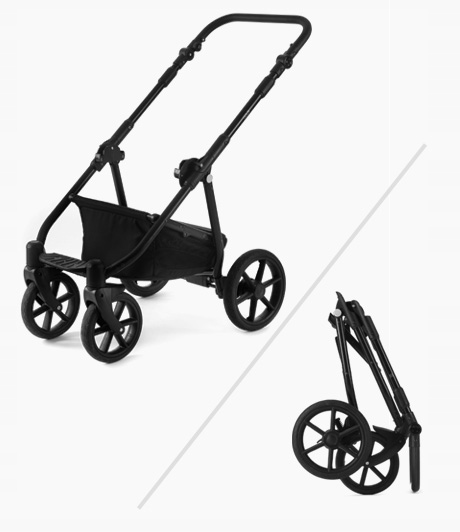 Wózek APUS GREY 2w1 DADA PARADISO ADAPTER Elementy zestawu Spacerówka Gondola