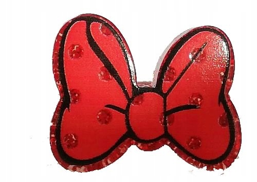

Fikuśne Kokardki Mickey Mouse w kropeczki Spinki