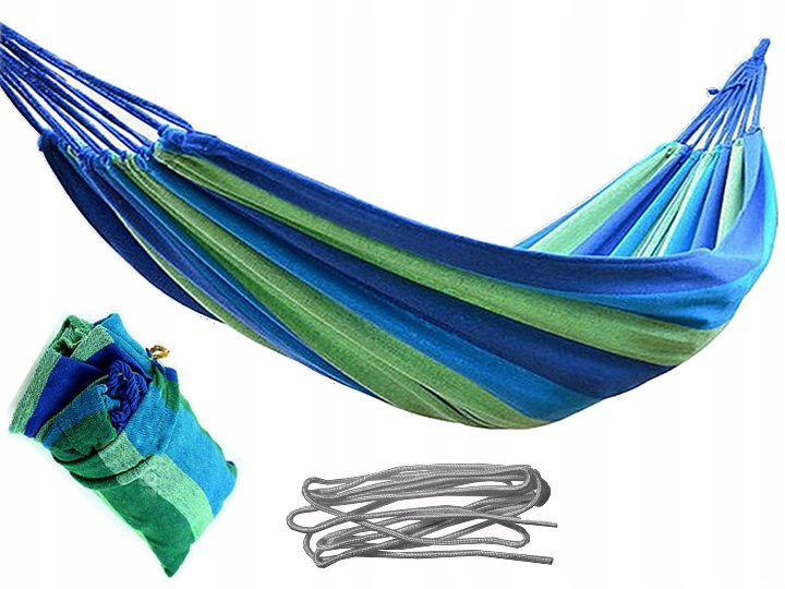 

Hamak Dwuosobowy 200X150 Huśtawka Lezak