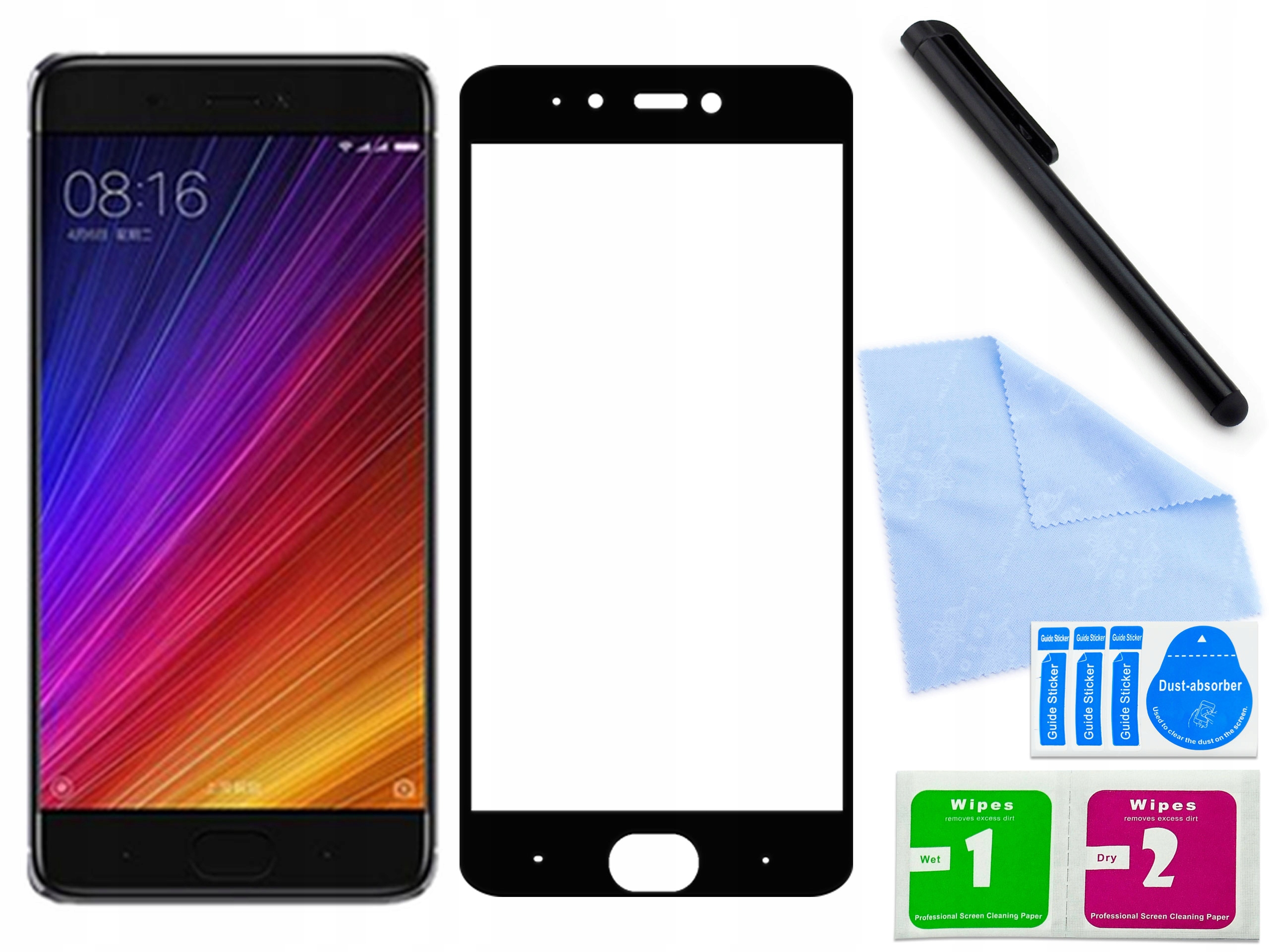 

Szkło 3D 9H hartowane do Xiaomi Mi 5s Czarne