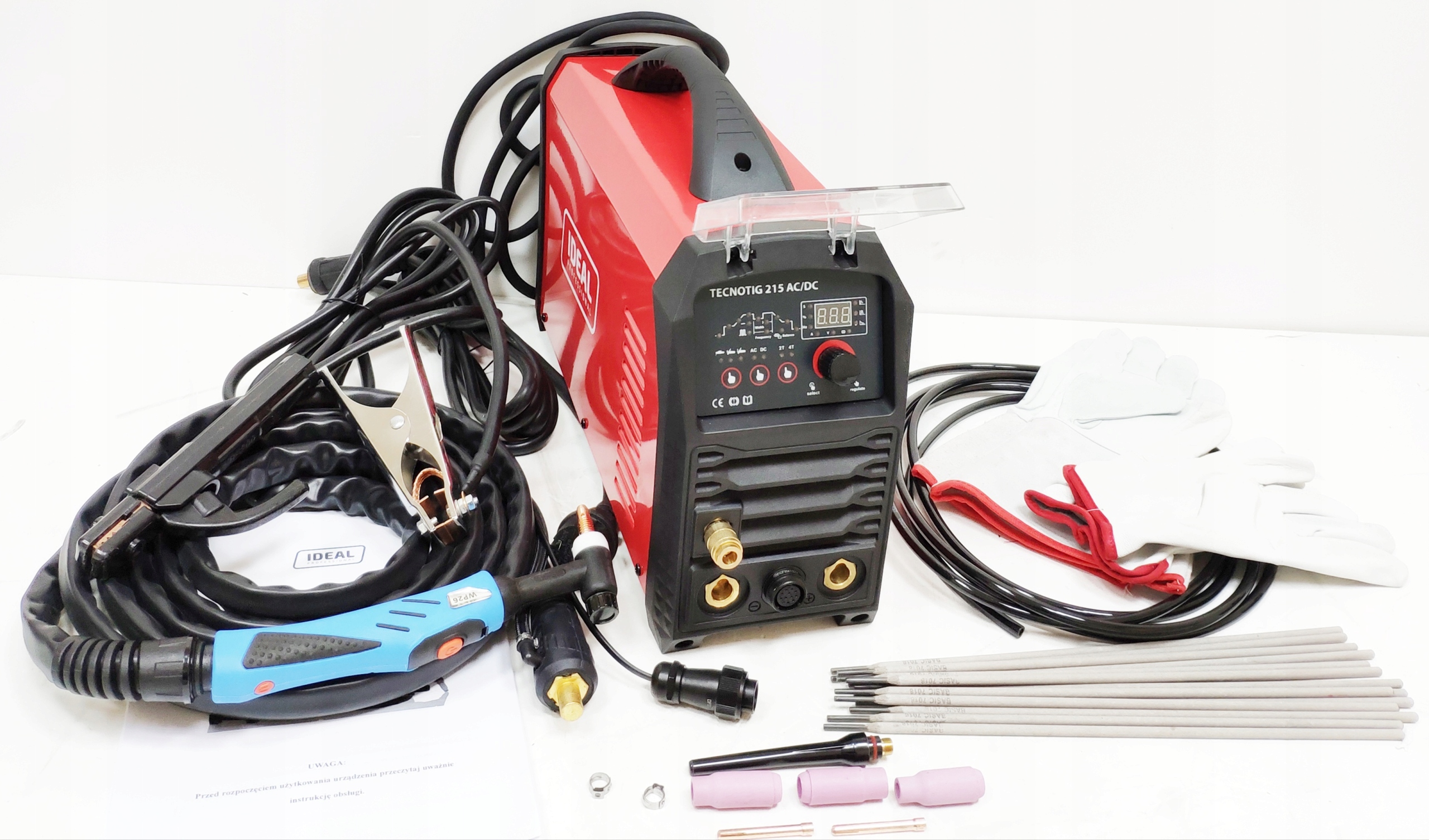 Spawarka TIG AC DC tecno ACDC IDEAL 215 ac/dc