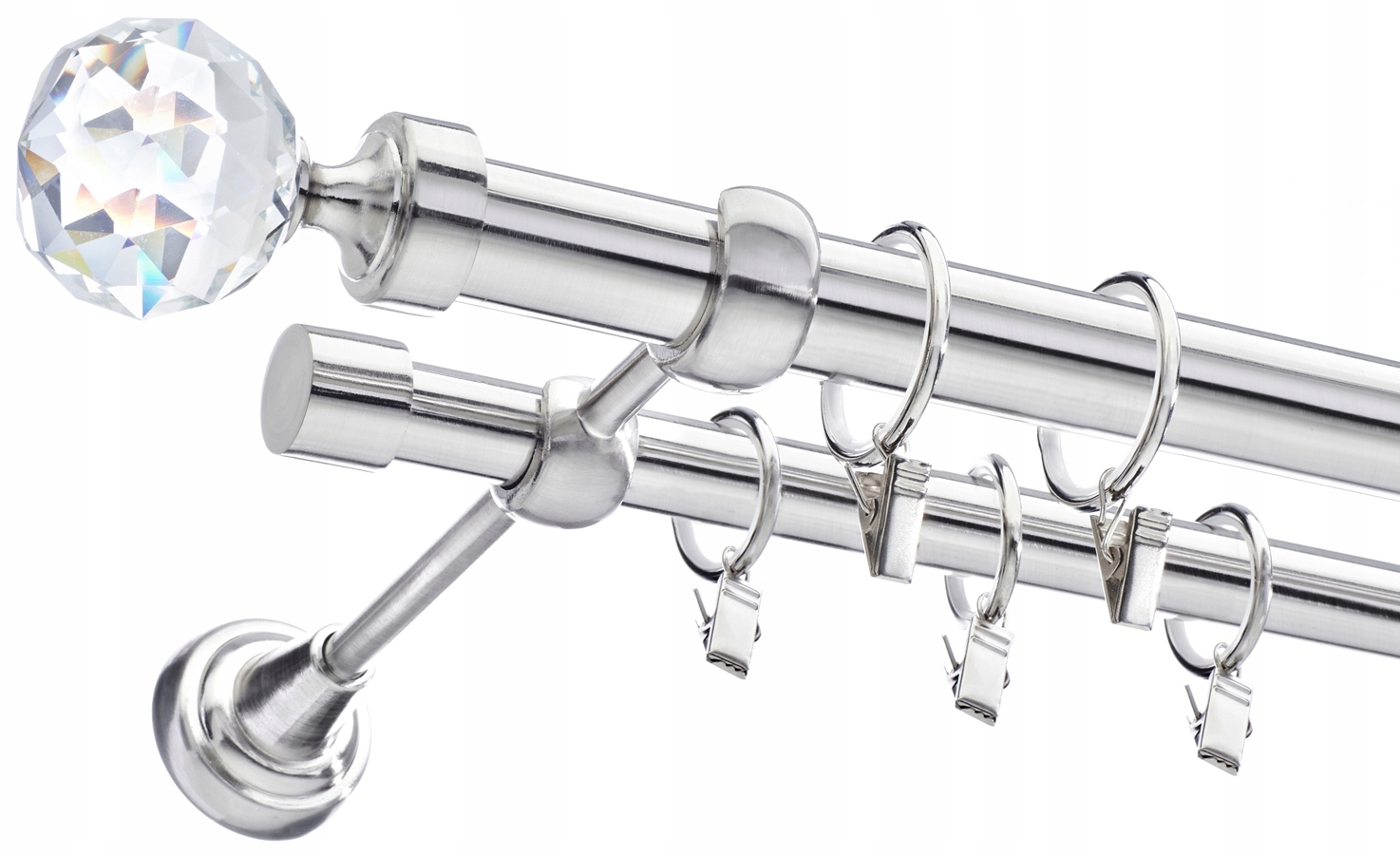 

Karnisz Metalowy Podwójny Fi 25+19mm 120cm