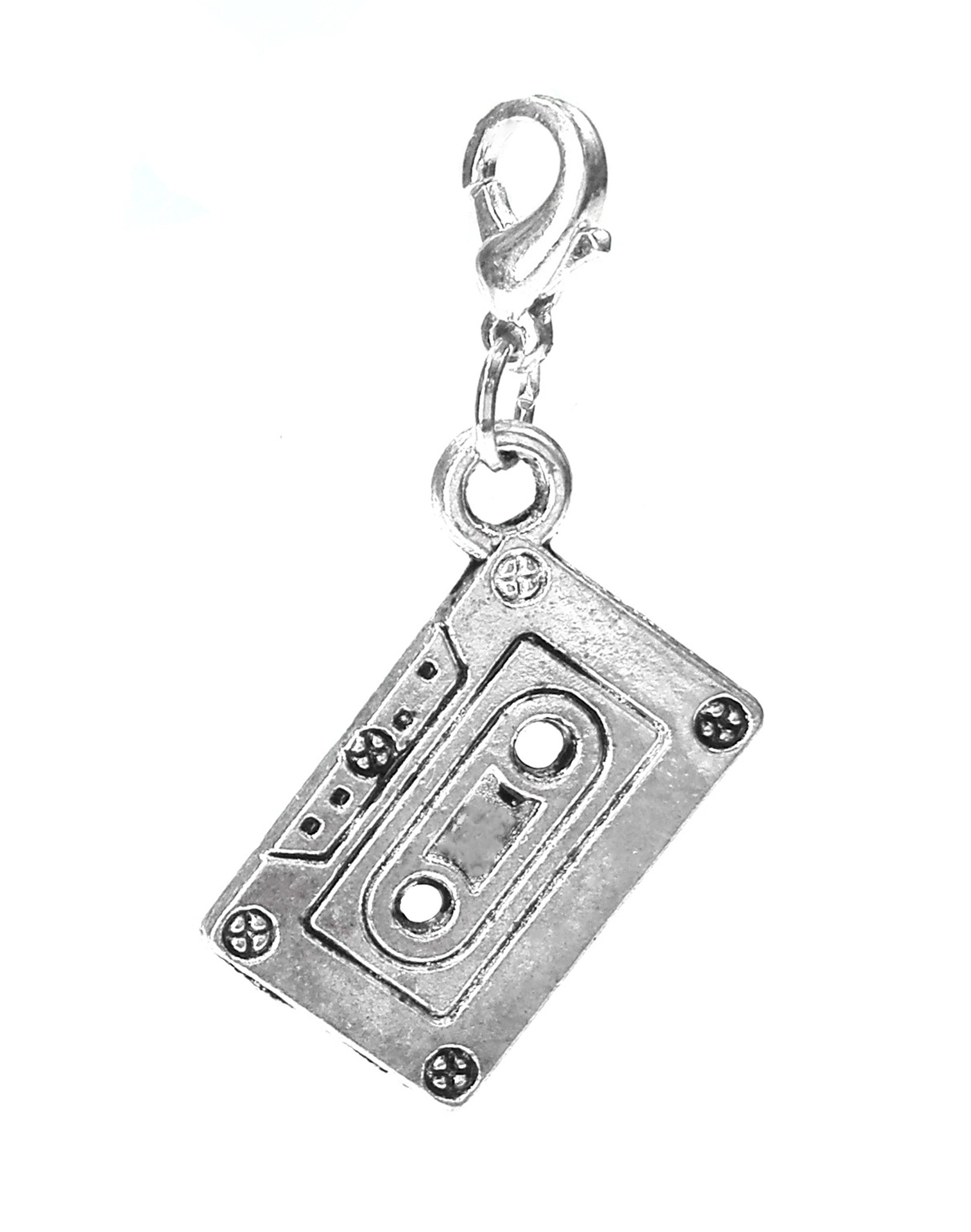 

Zawieszka charms kaseta magnetofonowa