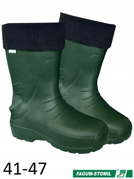 GUMOWCE KALOSZE PIANKOWE EVA LEKKIE OCIEPLA 45