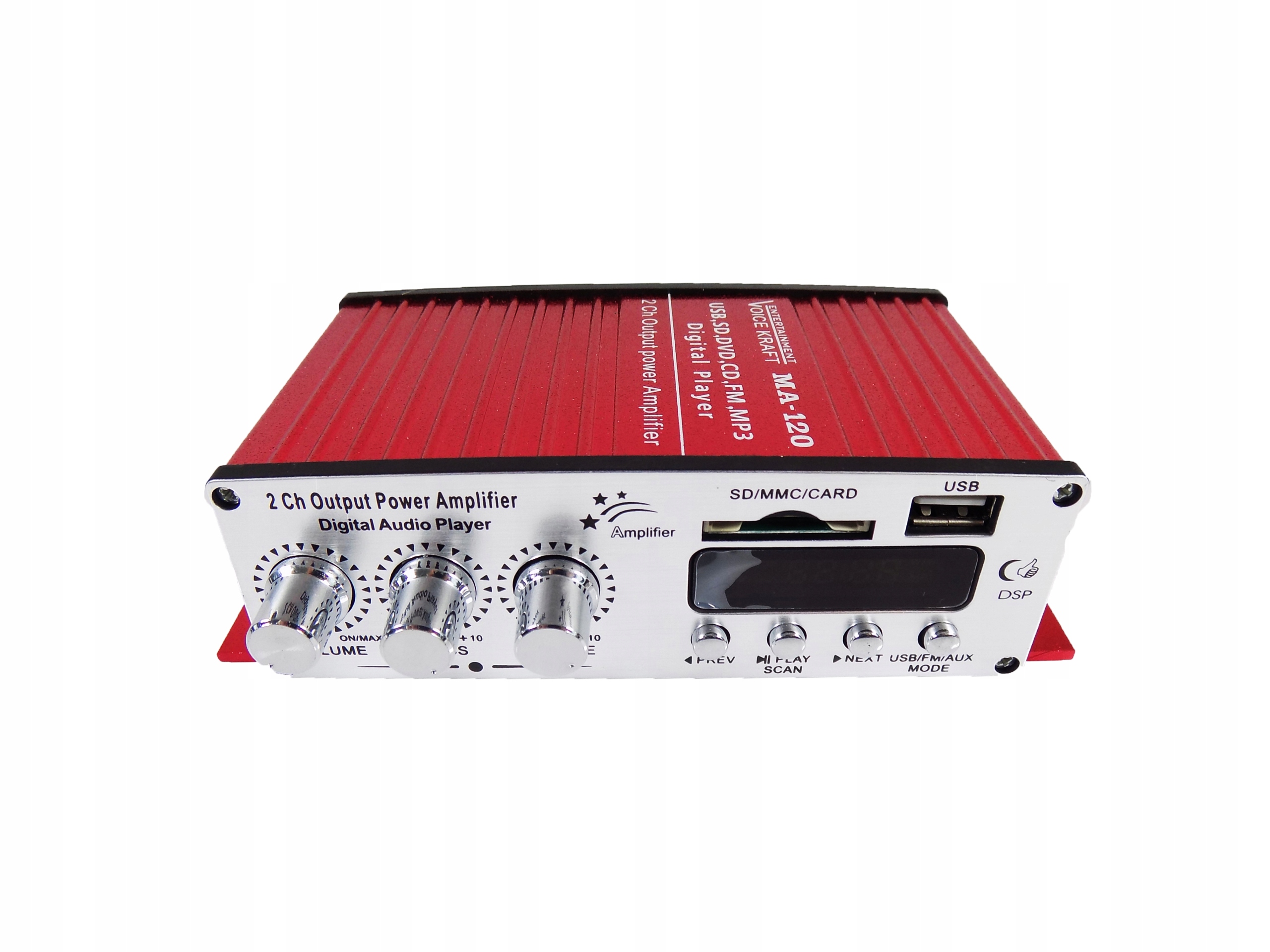 WZMACNIACZ BLUETOOTH DO GŁOŚNIKÓW KOLUMN RADIO MP3 Kod producenta MA-120