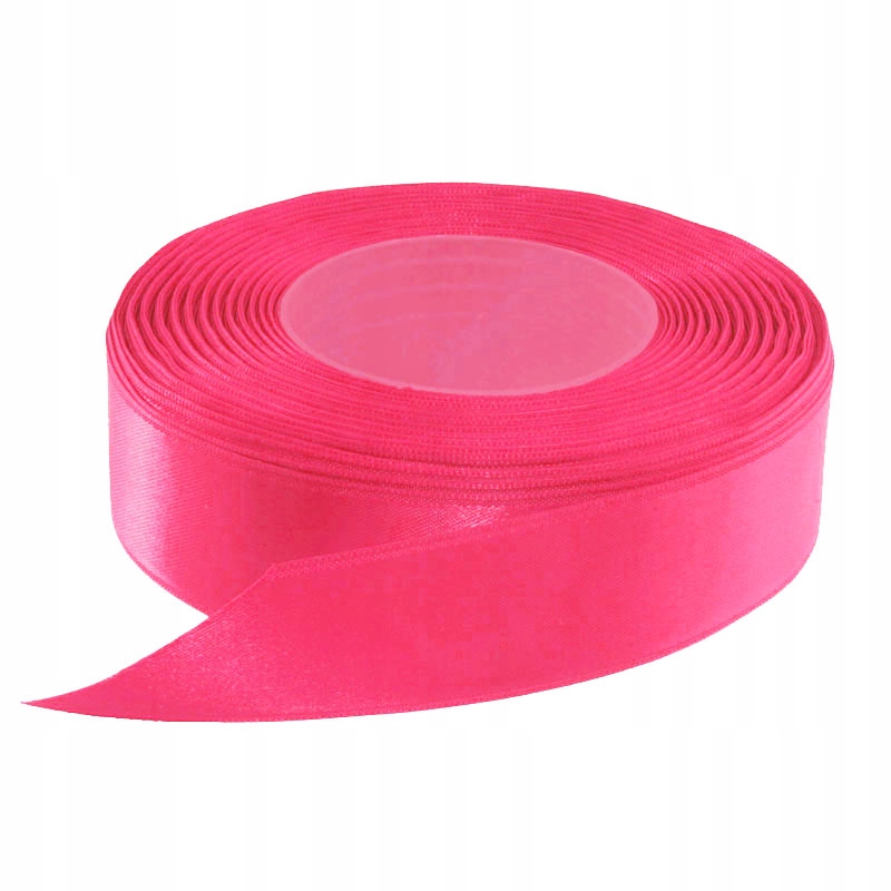 

Wstążka Tasiemka Satynowa 25MM 32M Różowa Ciemna