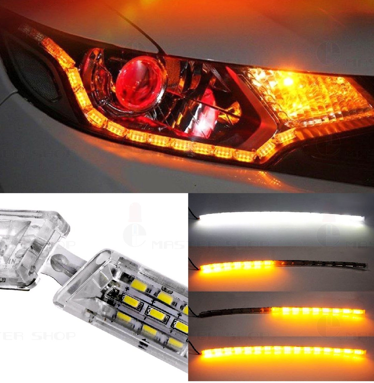 DRL LED DAYLIGHT 2in1 JUMPING DIRECTION INDICATOR
