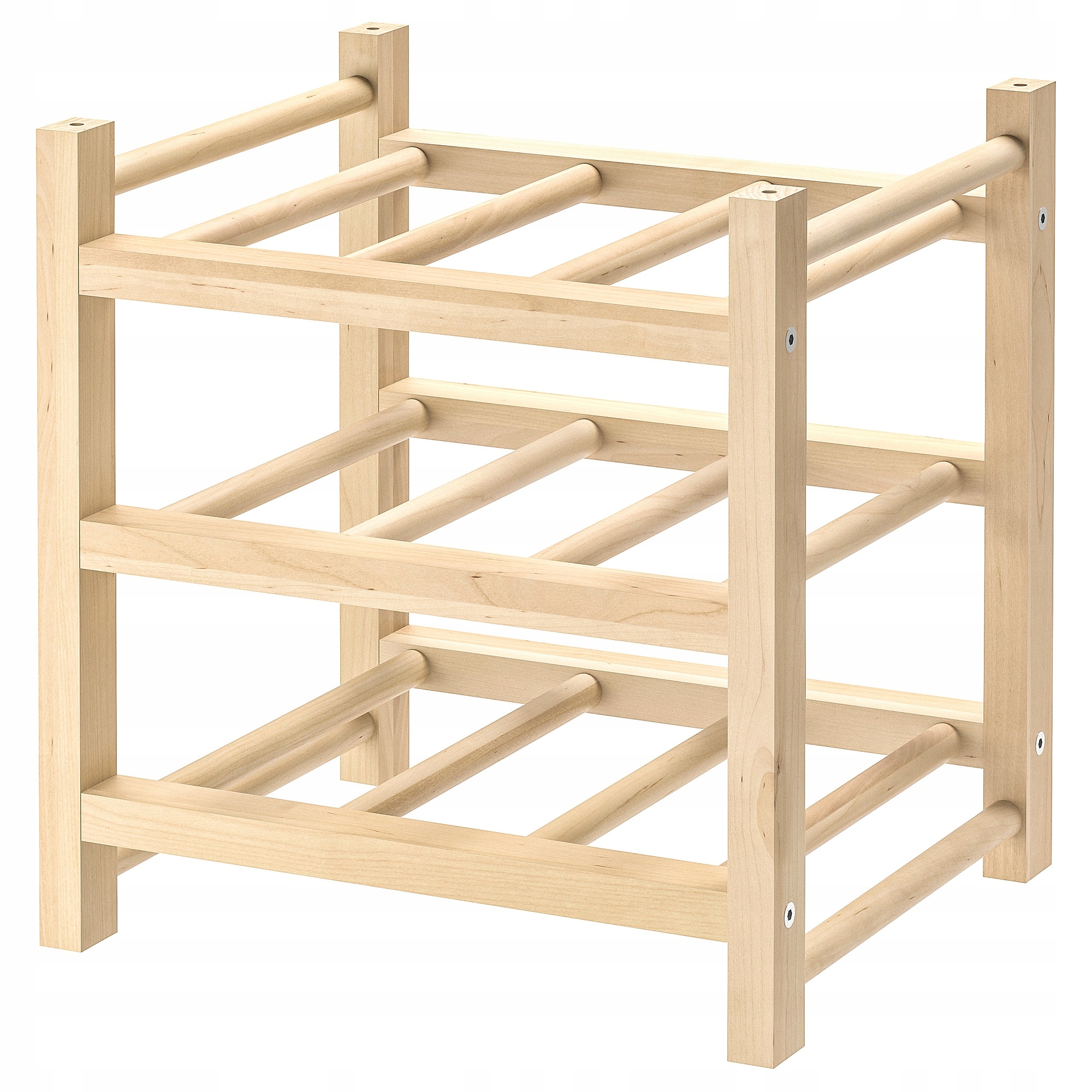 

Ikea Hutten Stojak na 9 butelek wina Lite Drewno