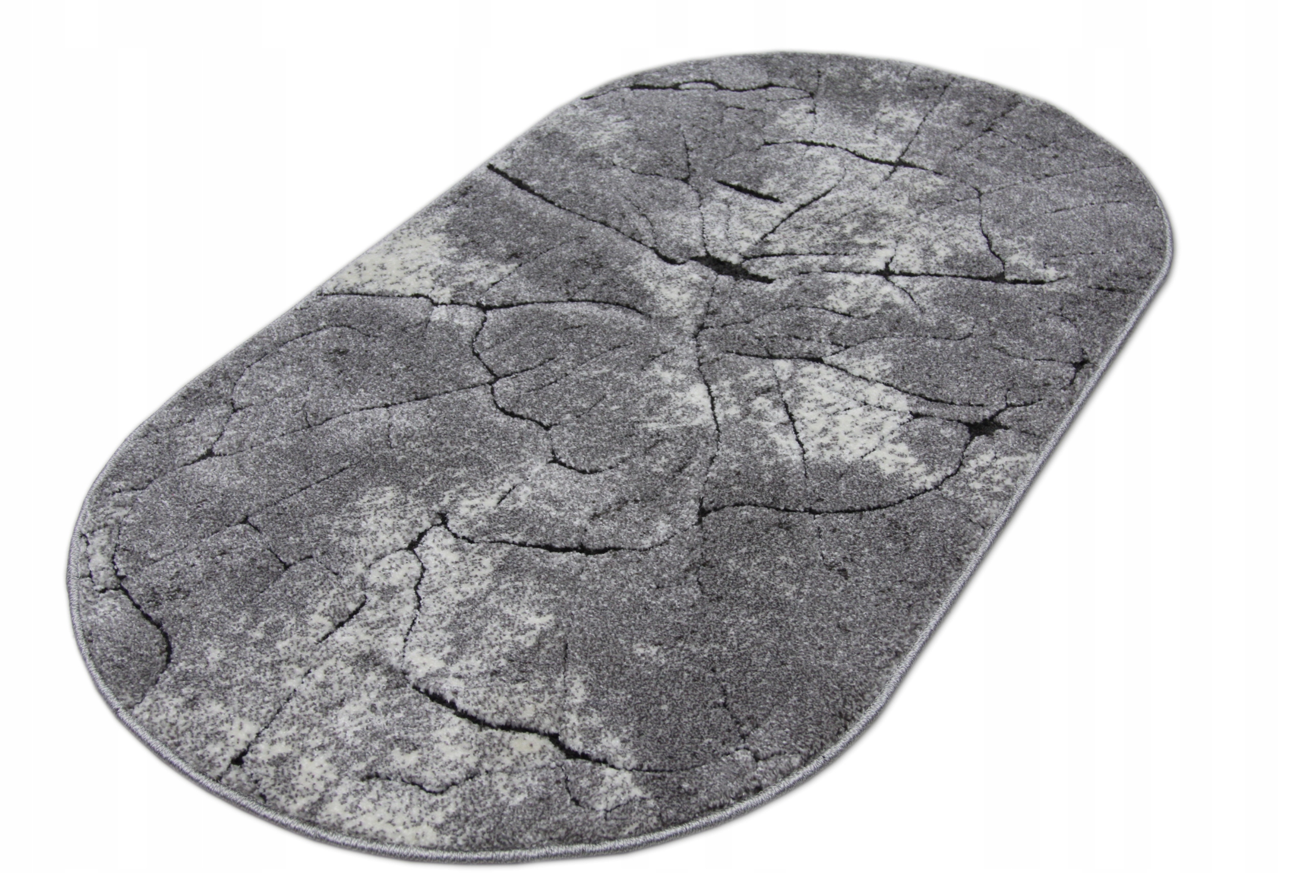 

Dywan owal 60x100 popielaty grey praktyczny