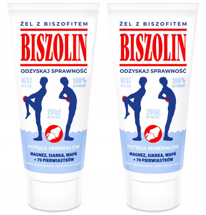 

Biszolin żel Biszofit bóle reumatyczne 190g Stawy
