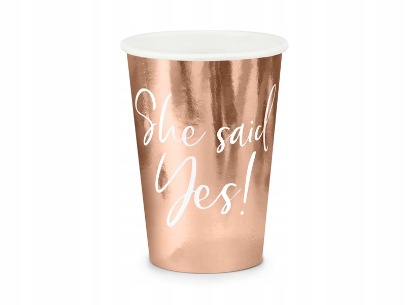 

Kubeczki na wieczór panieński She Said Yes duże x6